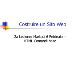 Costruire un Sito Web