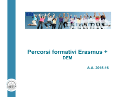 Presentazione Erasmus+ DEM febbraio 2015