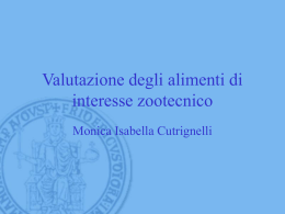 Valutazione degli alimenti di interesse zootecnico