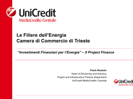 Il Project Financing e lo Sviluppo degli Investimenti Pubblici