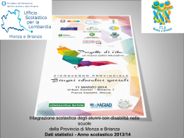 dati-scuole-convegno-marzo-2014 - Ufficio scolastico regionale per