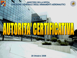 L`Autorità Certificativa