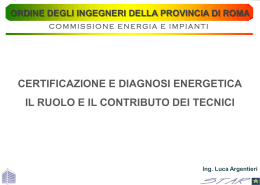 I PROGETTI DI NORMA E LE NORME - Ordine degli Ingegneri della