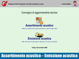Isolamento acustico degli edifici