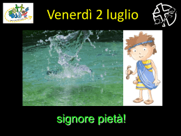 Signore piet&agrave; - L`Oratorio di Galliate