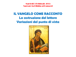 Vangelo come racconto (don A. Gennari)