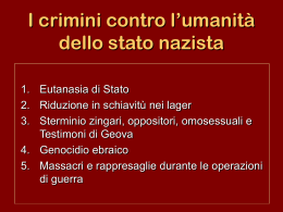 Lo sterminio nazista