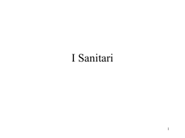 I Sanitari