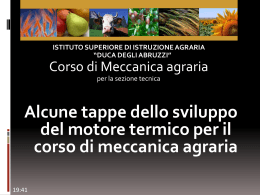 La storia del motore - IIS Duca degli Abruzzi Padova
