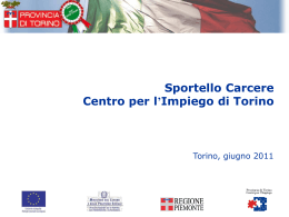 Sportello Carcere - Provincia di Torino