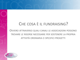 fundraising - Città di Torino