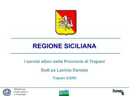Presentazione di PowerPoint - Provincia Regionale di Trapani