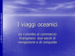 I viaggi oceanici