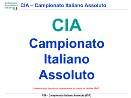 Campionato Italiano Assoluto (CIA)