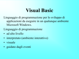 Visual Basic - Sardegna2007