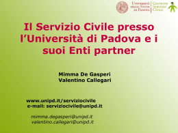 DeGasperi_ServizioCivileUniPadova