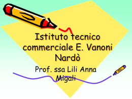 Istituto tecnico commerciale E. Vanoni Nard&ograve;