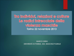 Slides Marco Deriu - Provincia di Torino
