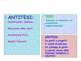 Educare alle relazioni