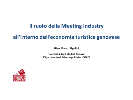 Turismo congressuale, i dati elaborati da Gian