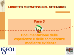 Slide 3 - Valico validazione libretto formativo