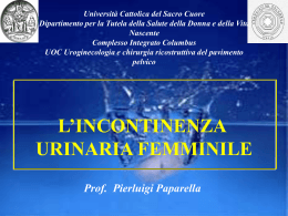 Incontinenza urinaria