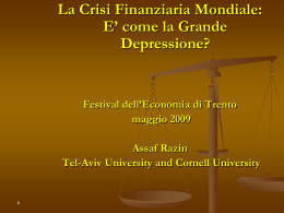 Razin slides ITA - Festival dell`Economia 2009