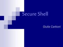 Secure Shell