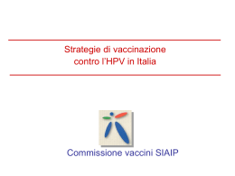 Strategie di vaccinazione