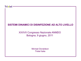 Sistemi dinamici di disinfezione ad alto livello-Dott.M