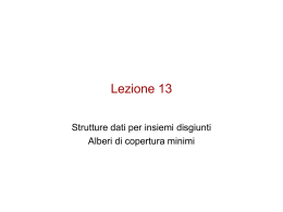 Lezione 13 - Dipartimento di Ingegneria dell`Informazione