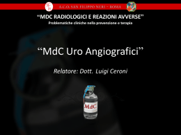 MDC in TC - Azienda Complesso Ospedaliero San Filippo Neri