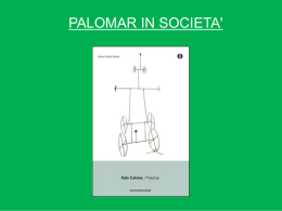 Palomar in società - Liceo Classico D`Annunzio Pescara