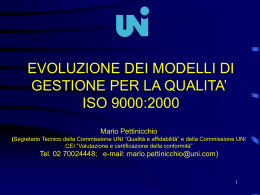 UNI EN ISO 9001:2000