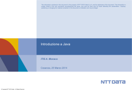 Introduzione a Java
