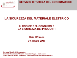 Il codice del Consumo e la sicurezza dei prodotti