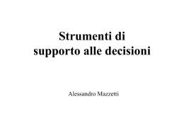 Lezione Supp Decisioni