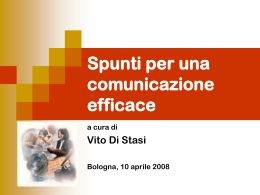 Il comunicato stampa Lei conosce le Faiv Dabli&ugrave; ?