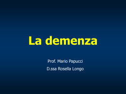La Demenza - Alzheimer