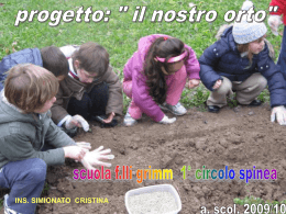 Il nostro orto - Istituto Comprensivo Spinea 1