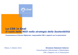La CSR in Enel
