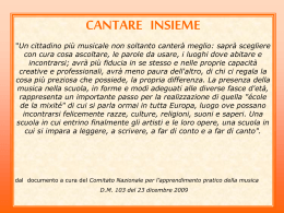 Testi canzoni dello Spettacolo
