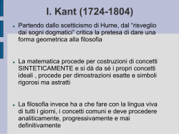 I. Kant (1724-1804)
