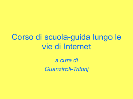 Educare all`utilizzo di internet