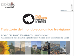 board 2007 Peso - Piano Strategico della Provincia di Treviso