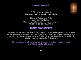 VENERD&Igrave; compieta - Atma-o