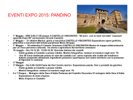EVENTI EXPO 2015: PANDINO