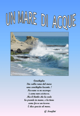 Un mare di acque