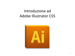 Introduzione ad Adobe Illustrator CS5