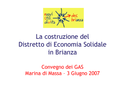 L`avvio del DES Brianza